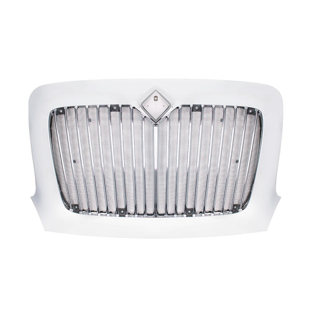 Chrome Grille With Bug Screen For 2002+ International Transtar