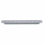 10 LED 9" Turn Signal Light Bar - Amber LED/Clear Lens