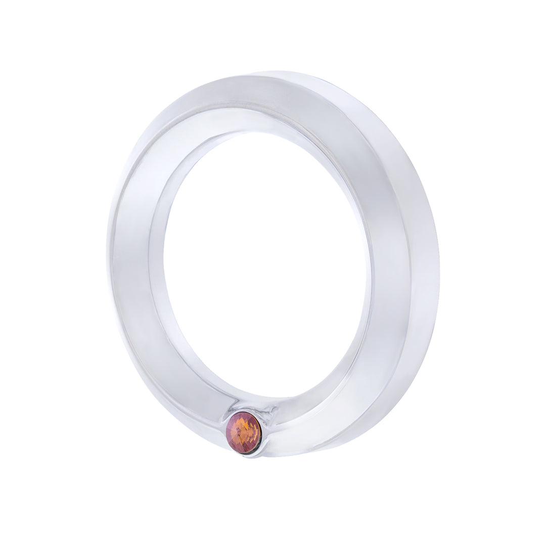 Signature Series Small Gauge Bezel For 2006+ Peterbilt - Copper Crystal