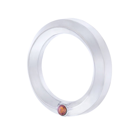 Signature Series Small Gauge Bezel For 2006+ Peterbilt - Copper Crystal