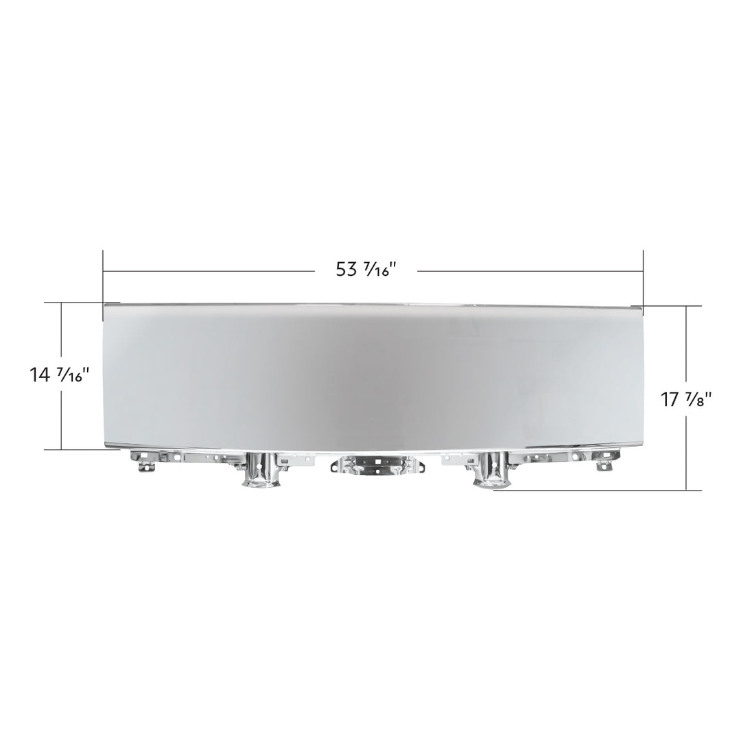 Chrome Steel Front Panel Assembly For 2008-2024 Isuzu NPR (ELF 400/500/600)