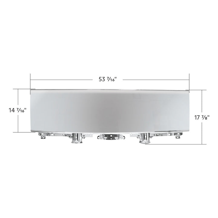 Chrome Steel Front Panel Assembly For 2008-2024 Isuzu NPR (ELF 400/500/600)