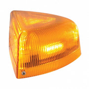 37 LED Turn Signal Light With Chrome Base For 1987-2007 Peterbilt 379/378/357- Amber LED/Amber Lens