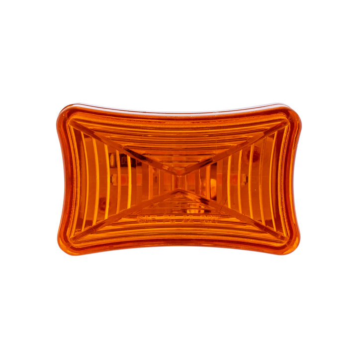 3 LED Rectangular Clearance/Marker Light-Amber LED/Amber Lens