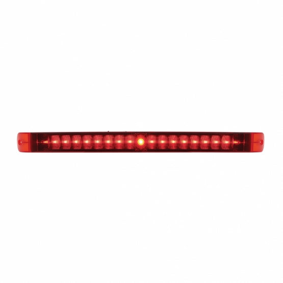 19 LED 17" Light Bar (Stop, Turn &amp; Tail) -Red LED &amp; Lens