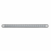 19 LED 12" Reflector Light Bar With Black Housing - Amber LED/Clear Lens