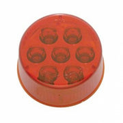 7 LED 2" Round Light (Clearance/Marker) - Red LED/Red Lens
