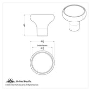 "Emergency" Deluxe Air Valve Knob - Red Glossy Sticker