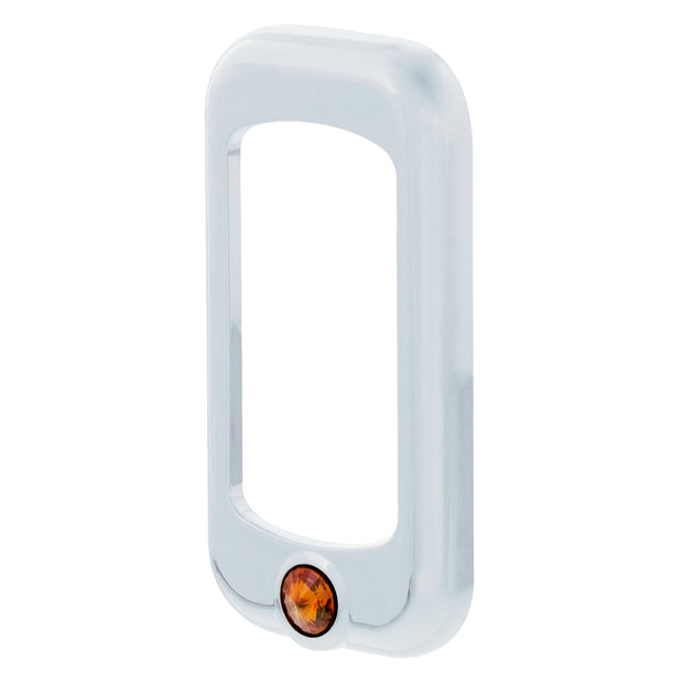 Rocker Switch Bezel For Peterbilt/ Kenworth With Copper Crystal (3-Pack)