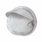 9 LED Dual Function GloLight Watermelon Flush Mount Kit With Visor - Amber LED/Clear Lens