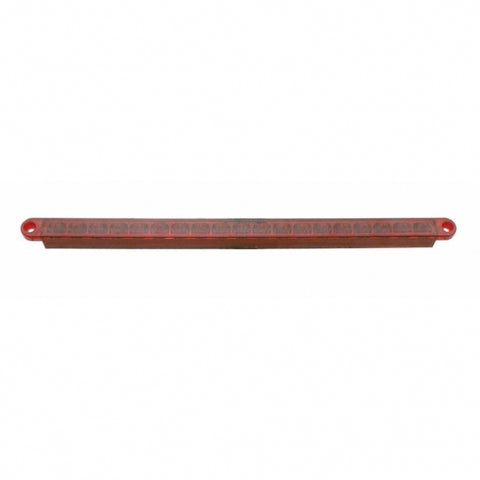 19 LED 12" Reflector Light Bar (Stop, Turn & Tail) - Red LED/Red Lens