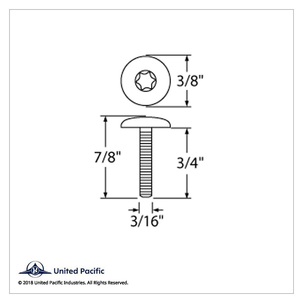 2001+ Peterbilt Dash Screw - OEM Style (22-Pack)