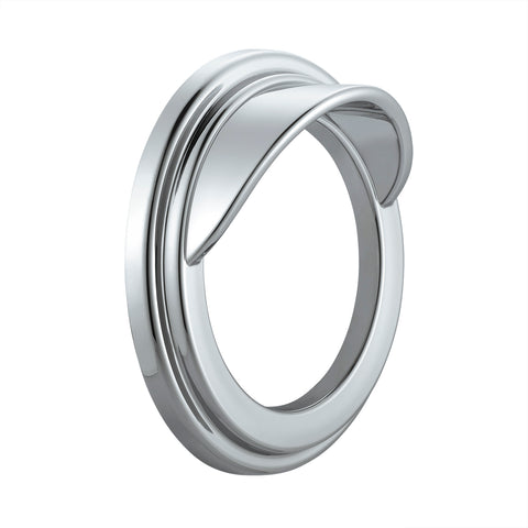 Chrome Small Gauge Bezel With Visor For Freightliner