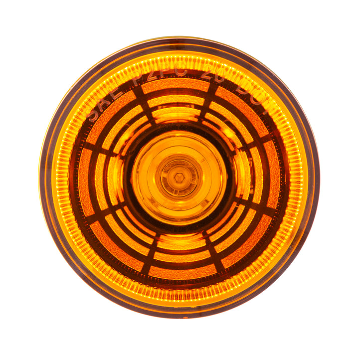 4 LED 2-1/2" Round Abyss Light (Clearance/Marker) - Amber LED/Amber Lens