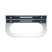 Stainless Light Bracket With Single Oval Light Cutout