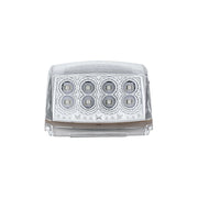 17 LED Reflector Square Cab Light - Amber LED/Clear Lens