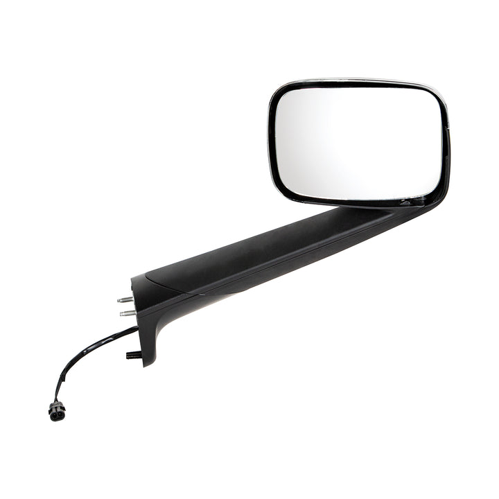 Chrome Hood Mirror With Heated Lens For 2018-2024 Freightliner Cascadia - Passenger
