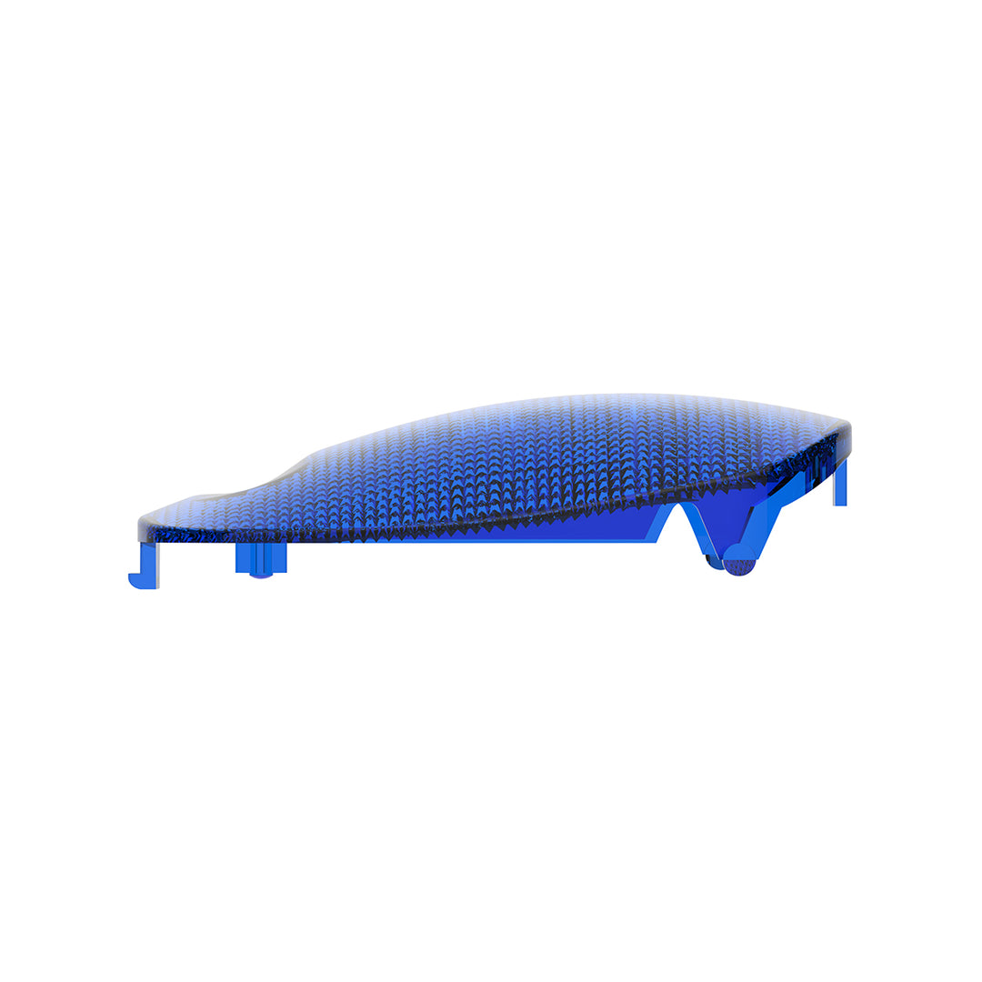 Rectangular Dome Light Lens For 2006+ Peterbilt - Blue