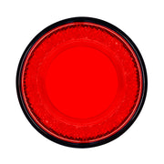 24 LED 4" Round Mirage Light (Stop, Turn & Tail) - Red LED/Red Lens