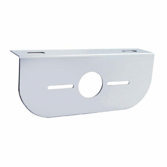 Stainless Light Bracket With Single Universal Light Cutout