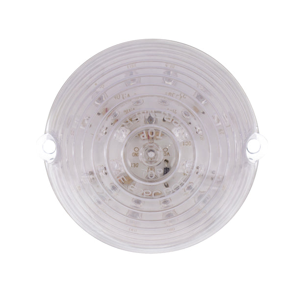 19 LED Beehive Grakon 1000 Cab Light - Amber LED/Clear Lens