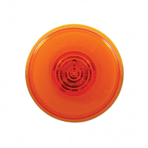 6 LED 2" Round GloLight (Clearance/Marker) - Amber LED/Amber Lens