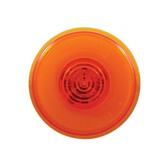 6 LED 2" Round GloLight (Clearance/Marker) - Amber LED/Amber Lens