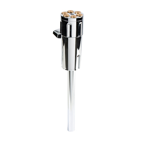Gun Cylinder 9/10 Speed Gearshift Knob - Chrome