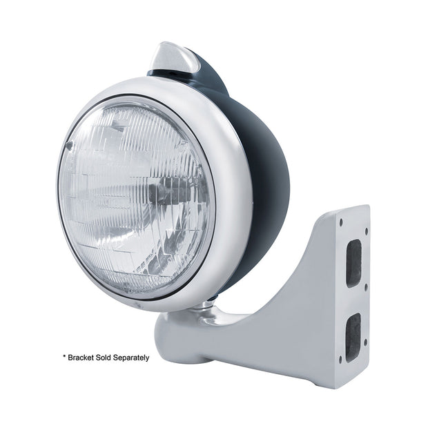 Black Guide 682-C Headlight H6024 & Original Style LED Signal - Clear Lens