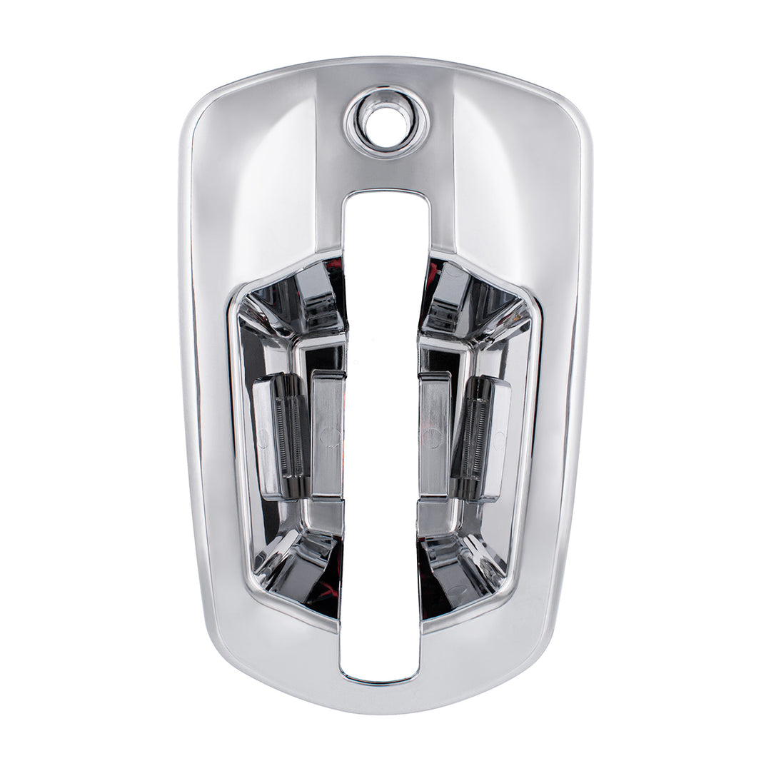 6 LED Chrome Door Handle Cover For 2018-2024 Freightliner Cascadia - Passenger, Blue LED