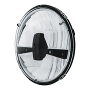 ULTRALIT - 5 High Power LED 7" Dual Function Headlight - Black