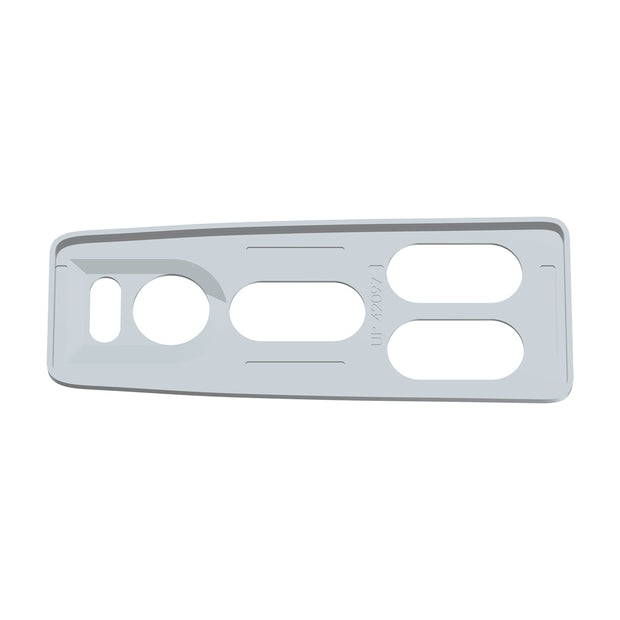 Chrome Window Switch Cover For 2008-2017 Freightliner Cascadia - Driver-5 Openings