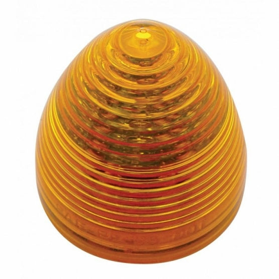 13 LED 2-1/2" Round Beehive Light (Clearance/Marker) - Amber LED/Amber Lens United Pacific 38178