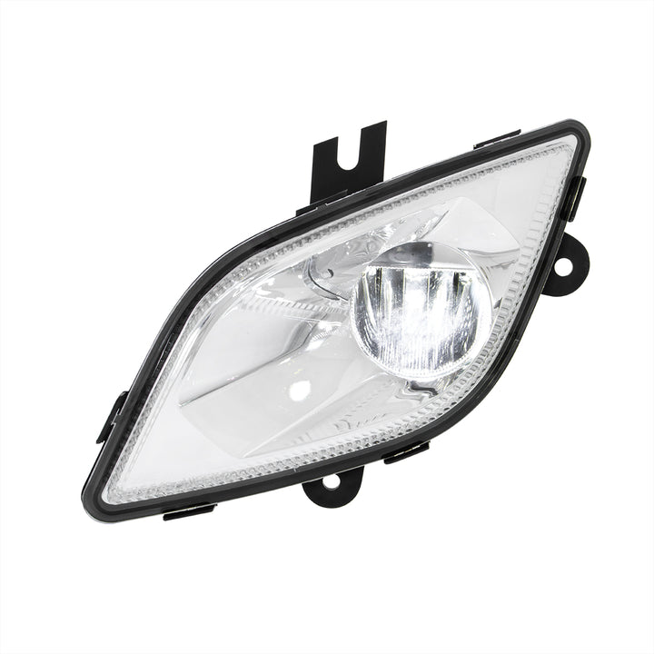 Chrome Single LED Fog Light For 2018-2024 Freightliner Cascadia - Driver - Competition Series