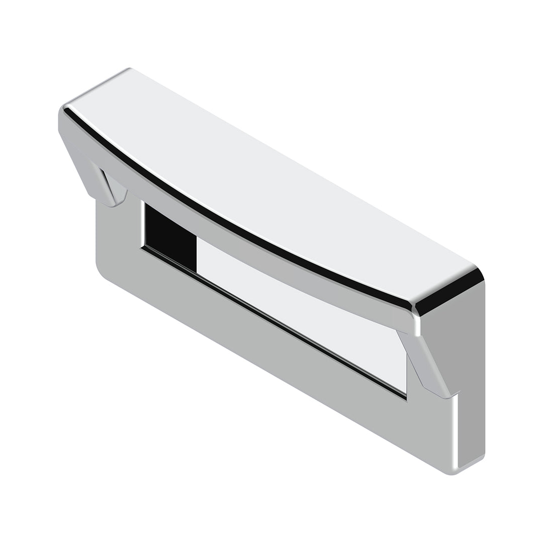 Chrome Plastic Switch Label Covers With Visor For 2001 &amp; Older Peterbilt (6-Pack)