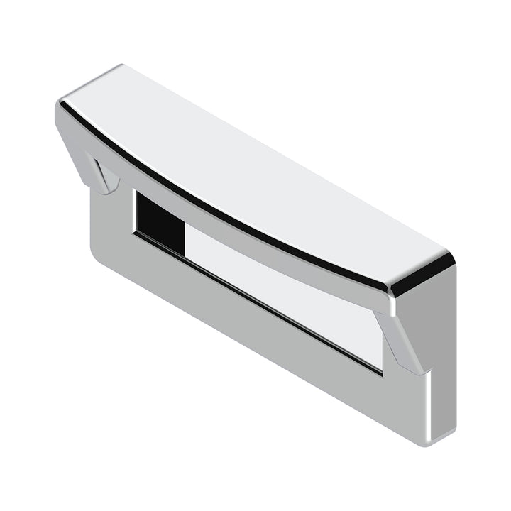 Chrome Plastic Switch Label Covers With Visor For 2001 &amp; Older Peterbilt (6-Pack)