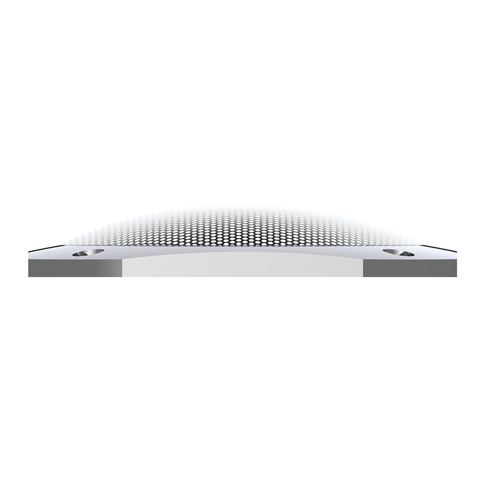 Chrome 4-1/2" Square Speaker Cover For International 9900 (1999-2017), 9400/9300/9200 (1997-2010)