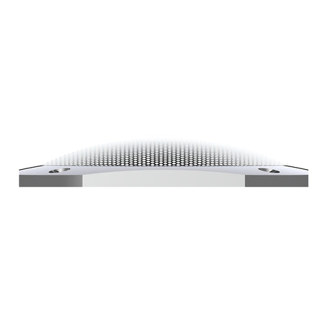 Chrome 4-1/2" Square Speaker Cover For International 9900 (1999-2017), 9400/9300/9200 (1997-2010)