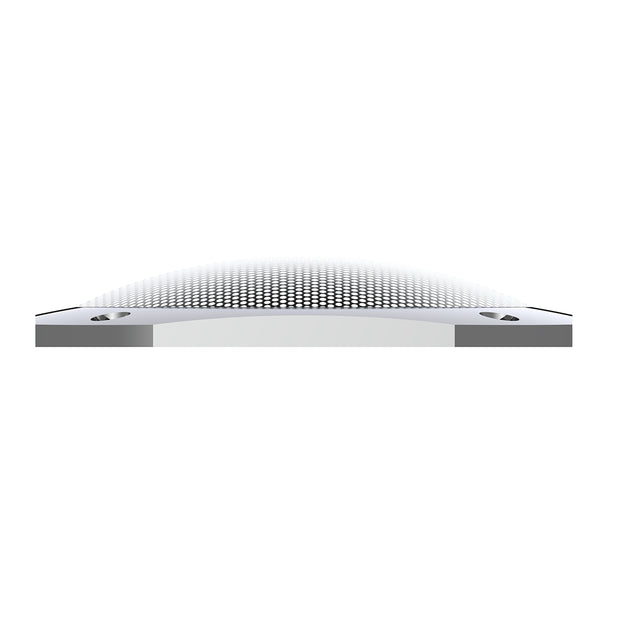 Chrome 4-1/2" Square Speaker Cover For International 9900 (1999-2017), 9400/9300/9200 (1997-2010)
