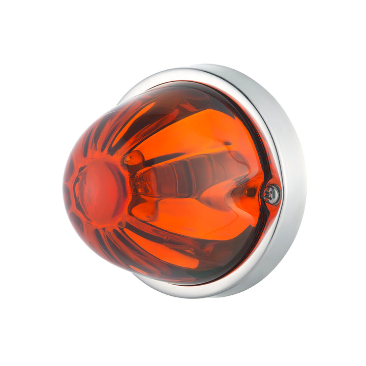 Glass Watermelon Flush Mount Kit - Dark Amber