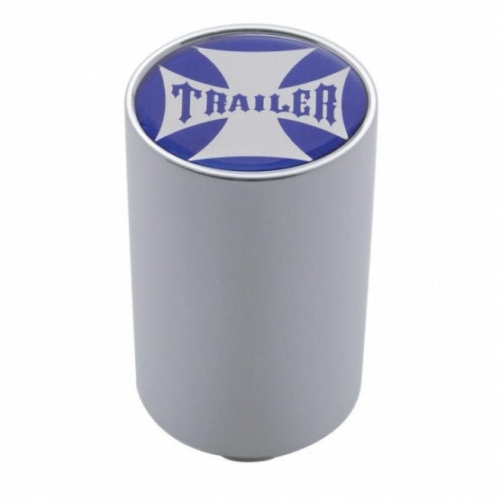 "Trailer" 3" Air Valve Knob - Blue Maltese Cross Sticker