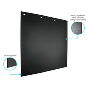 24" X 24" Black PROFLEX Mud Flap
