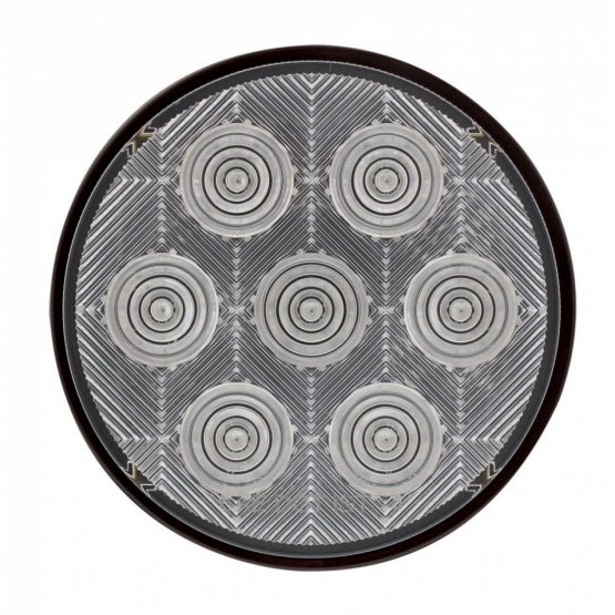 7 LED 4" Competition Series Turn Signal Light - Amber LED/Clear Lens