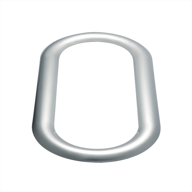 Stainless Steel Oval Window Trim With Sealant Adhesive For Peterbilt
