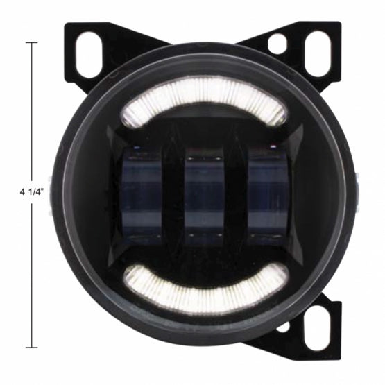 18 LED Fog Light With LED Light Bar For Peterbilt 579 (2012-2021) &amp; Kenworth T660 (2007-2017)-Black