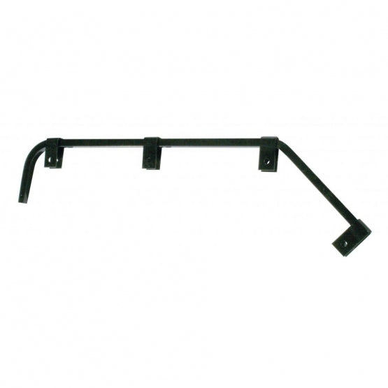 Black Angled Mud Flap Hangers - No Coil (Pair)