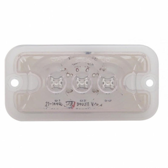 3 LED Light (Clearance/Marker) - Red LED/Clear Lens