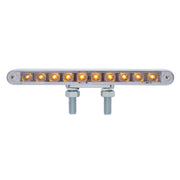 20 LED 9" Double Face Light Bar - Amber LED/Clear Lens