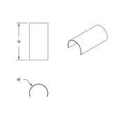 Stainless Door Hinge Cover For Freightliner