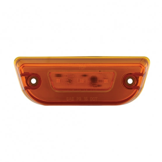 11 LED GloLight Cab Light For Peterbilt 579 &amp; Kenworth T680/T770/T880 - Amber LED/Amber Lens